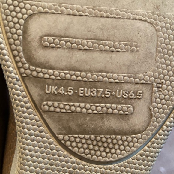 Pink Metallic Slip On Fit Flops - Picture 2 of 6